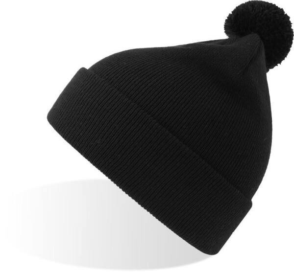 Kinder Strickmütze mit Pompon Kid Wind-S Pompom