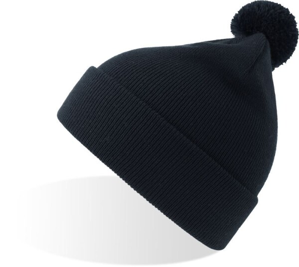 Kinder Strickmütze mit Pompon Kid Wind-S Pompom