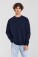 Schwerer Sweater Iconic Premium Set-In Sweat - pr-162282-f-o-l-iconic-premium-set-in-sweat-deep-navy-front-2fdc7d0e-0397-4e2b-bc57-0f342b98a084-web - variant 