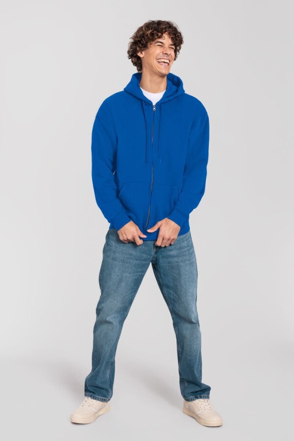 Schwere Kapuzen Sweatjacke - Iconic Premium Hooded Sweat Jacket