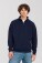 Schwerer Sweater mit 1/4 Zip - Iconic Premium Zip Neck Sweat - pr-162288-f-o-l-iconic-premium-zip-neck-sweat-deep-navy-front-618a6854-93cf-4c2c-8fa5-92a964681b7f-web - variant 