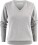 Damen V-Ausschnitt Pullover Ashland V-Neck Women - ps-622505-james-harvest-ashland-v-neck-women-grey-melange-front-652fad78-8f07-4606-bbd4-b23833808860-web - variant 