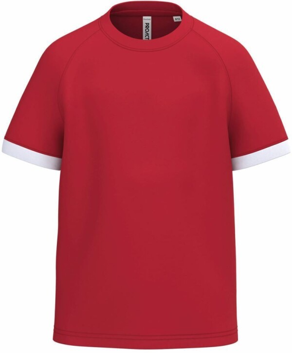 Kinder Kontrast Sport Shirt PA 4046