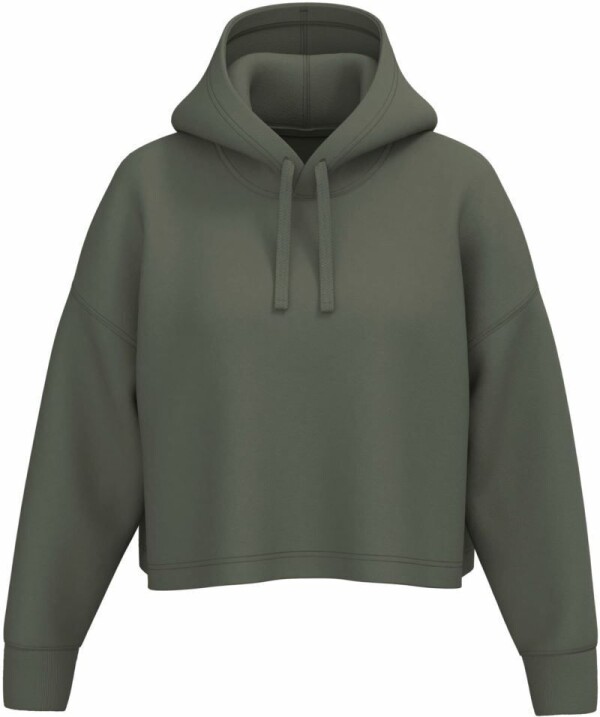 Damen Cropped Kapuzen Sweater PA 396