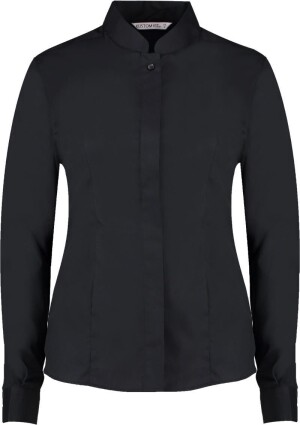 Popeline Bluse mit Maokragen langarm KK 261 - Reklamnepredmety