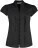 Popeline Bluse mit Maokragen kurzarm KK 727 - ps-430727-kustom-kit-kk-727-black-front-6476b22f-5f33-4186-b7ff-725dfa3177f8-web - variant 