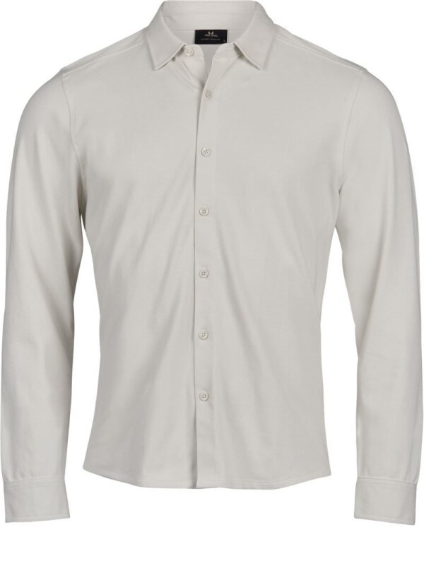 Piqué Hemd langarm "Luxury Stretch" TJ 1416