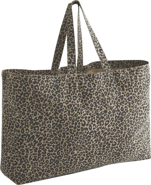 Große Canvas Tasche "Leopard" W 336