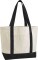 EarthAware™ Bio Baumwolltasche W 804 - ps-500804-westford-mill-w-804-natural-black-front-530e0b6e-c35e-44e2-96e6-67653f4c7030-web - variant 