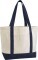 EarthAware™ Bio Baumwolltasche W 804 - ps-500804-westford-mill-w-804-natural-french-navy-front-b2fd3943-04f7-4a38-8922-2a65b767367d-web - variant 