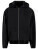 Flauschiger Kapuzenpullover mit Reißverschluss - by285-black - variant 
