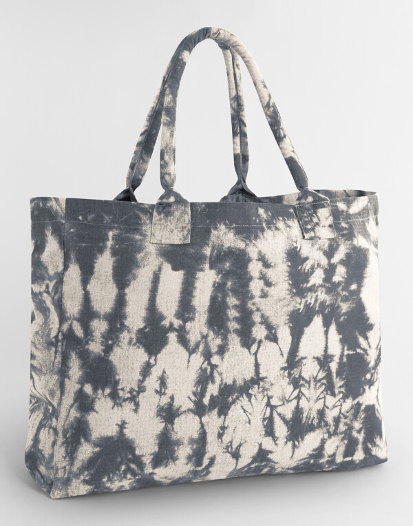 Tragetasche aus Canvas mit Batikmuster