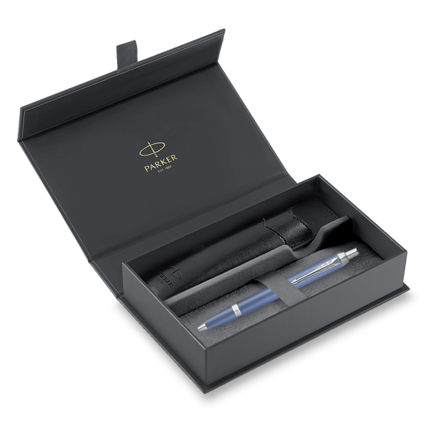 Parker IM Writing Rituals Blue CT Geschenkbox – Kugelschreiber- und Etui-Set
