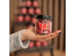 Mandeln mit Fruchtschokoladenüberzug, 125 g - Reklamnepredmety