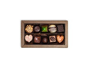 Box of pralines and truffles 10 pcs - Reklamnepredmety
