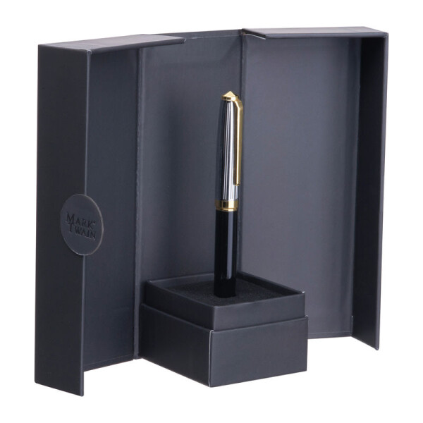 Mark-Twain-Kugelschreiber in Magnetbox