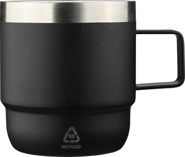 Doppelwandiger Becher aus recyceltem Edelstahl, 180 ml