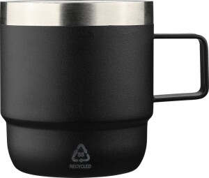 Doppelwandiger Becher aus recyceltem Edelstahl, 180 ml - Reklamnepredmety
