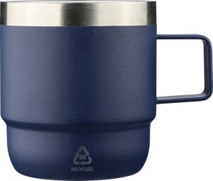Doppelwandiger Becher aus recyceltem Edelstahl, 180 ml - Reklamnepredmety