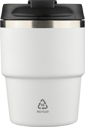 Dvoustěnný termohrnek z recyklované nerezové oceli, 175 ml - Reklamnepredmety
