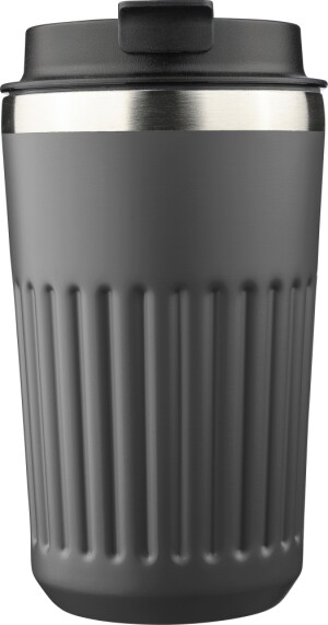 Thermosbecher für unterwegs aus recyceltem Edelstahl, 400 ml - Reklamnepredmety