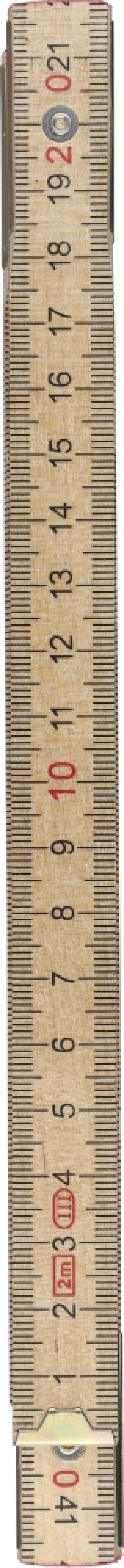 Klapplineal aus Birkenholz - Reklamnepredmety