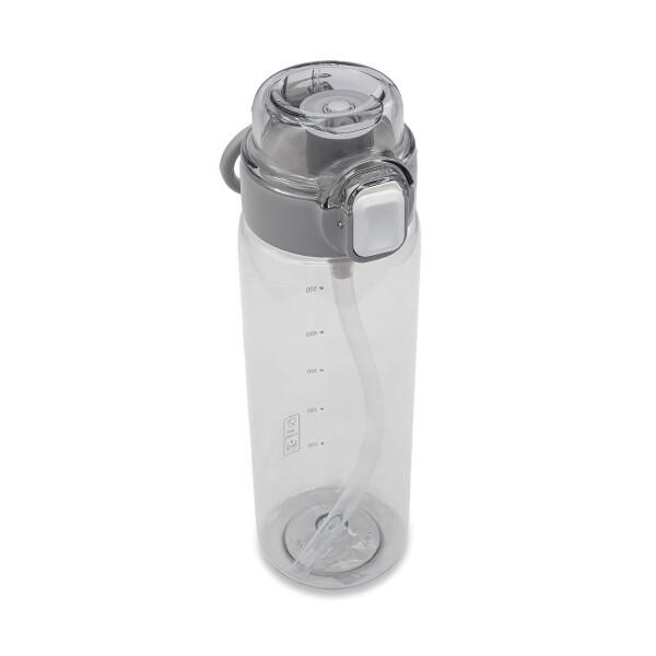 AMAD Trinkflasche 800 ml mit Strohhalm