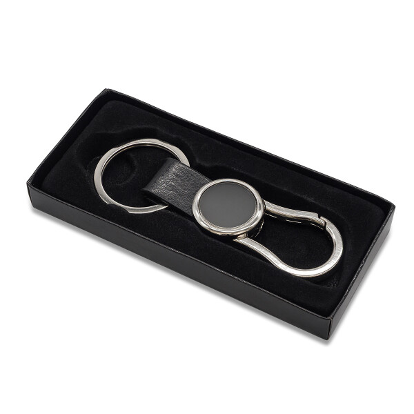 LEO-Metallanhänger mit Karabiner