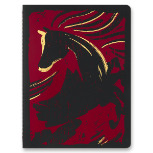 Moleskine Notizbuch mit Pferdemotiv – XL, liniert - Reklamnepredmety
