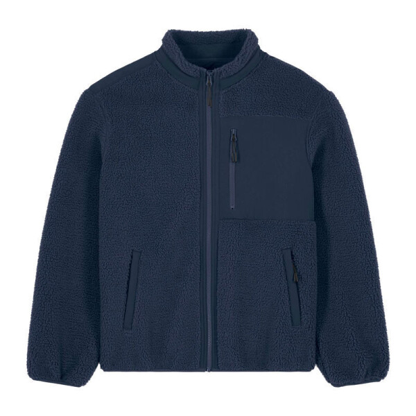 Brooker Unisex-Sherpa-Jacke in lockerer Passform