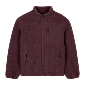 Brooker Unisex-Sherpa-Jacke in lockerer Passform - Reklamnepredmety