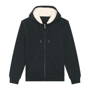 Hygger Sherpa Unisex-Kapuzenpullover mit Reißverschluss und Futter, Sherpa-Fleece, Reißverschluss und Kapuze - Reklamnepredmety