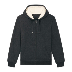 Hygger Sherpa Unisex-Kapuzenpullover mit Reißverschluss und Futter, Sherpa-Fleece, Reißverschluss und Kapuze - Reklamnepredmety