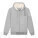 Hygger Sherpa Unisex-Kapuzenpullover mit Reißverschluss und Futter, Sherpa-Fleece, Reißverschluss und Kapuze - stsu956-heathergrey_packshot_main_front - variant Eg STSU956C2501L