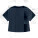 Stella Collider Damen-T-Shirt mit hochrollbaren Ärmeln - sttw089-frenchnavy_packshot_main_front - variant Eg STTW089C7272X