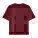 The iconic mid-light unisex relaxed t-shirt - sttu964-burgundy_packshot_main_back - variant Eg STTU964C2441L