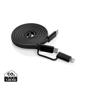 Arc ultradünnes 60W 2-in-1 Magnetkabel - Reklamnepredmety