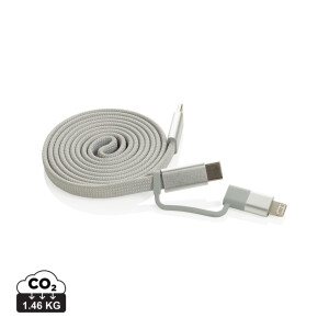 Arc ultradünnes 60W 2-in-1 Magnetkabel - Reklamnepredmety
