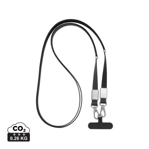 Nivo Crossbody-Handyband aus RCS recyceltem PET - Reklamnepredmety