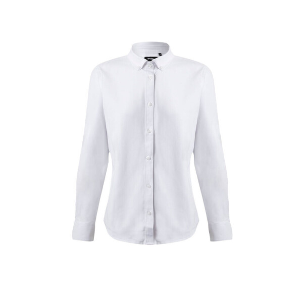 Stretch-Oxfordhemd (180 g/m²) mit langen Ärmeln für Damen VL PRITHVI WOMEN.