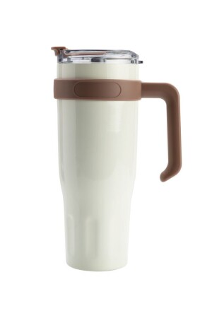 MADURAI XXL Thermobecher mit Strohhalm, 1000 ml - Reklamnepredmety