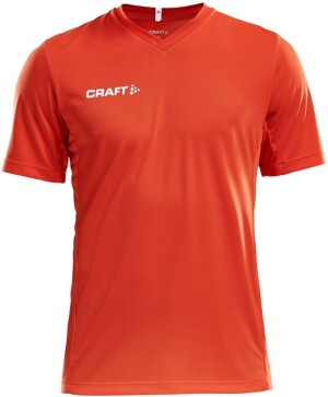 Herren V-Ausschnitt Sport Shirt Squad Go Jersey Solid M - Reklamnepredmety