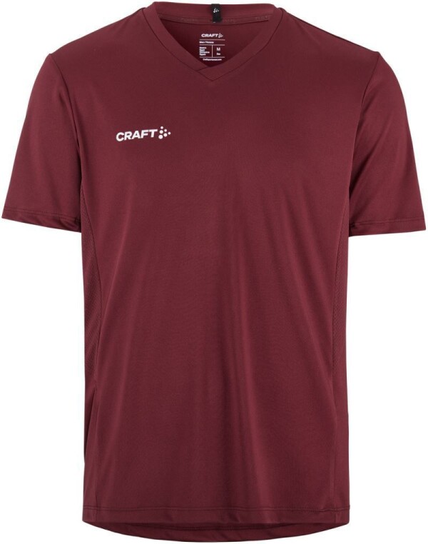 Herren V-Ausschnitt Sport Shirt Squad Go Jersey Solid M