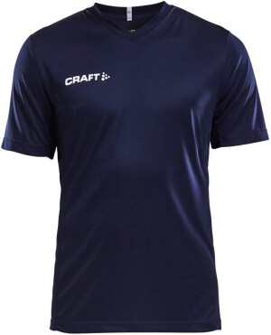 Herren V-Ausschnitt Sport Shirt Squad Go Jersey Solid M - Reklamnepredmety