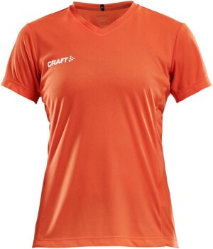 Damen V-Ausschnitt Sport Shirt Squad Go Jersey Solid W - Reklamnepredmety