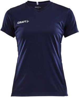 Damen V-Ausschnitt Sport Shirt Squad Go Jersey Solid W - Reklamnepredmety