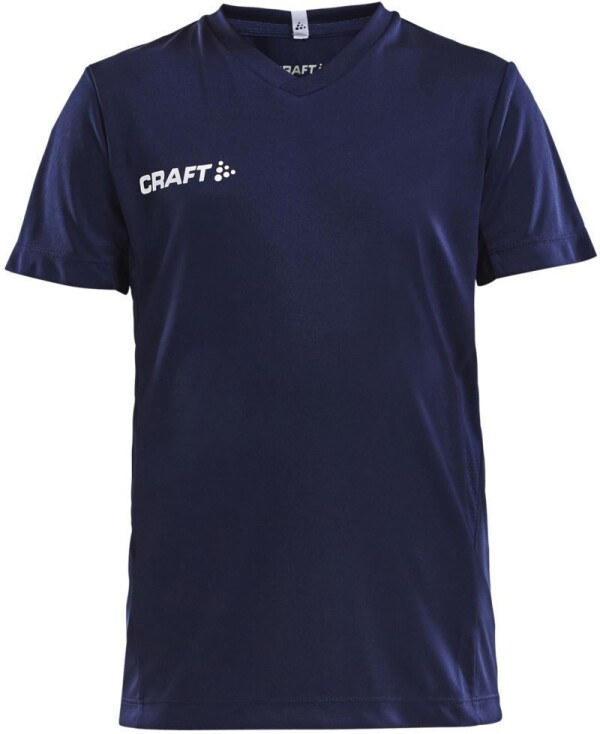 Kinder V-Ausschnitt Sport Shirt  Squad Go Jersey Solid Jr