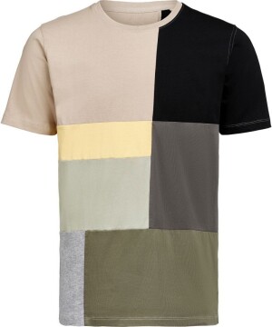 Schweres T-Shirt "Color Block" - Reklamnepredmety