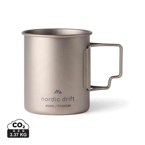 Nordic Drift Trail Ultraleichter Titanbecher 450 ml