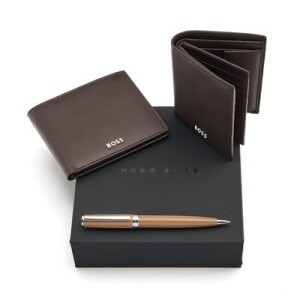 Set HUGO BOSS (ballpoint pen, card holder & wallet) - Reklamnepredmety